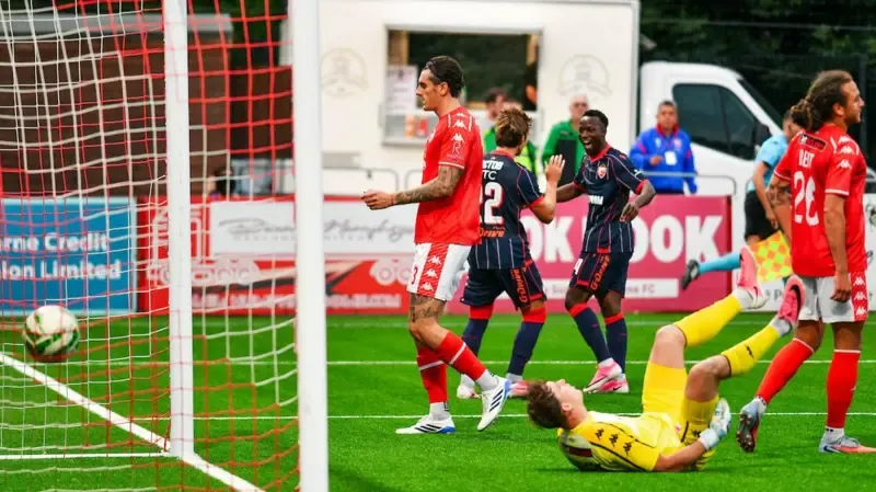 Red Star Belgrade score their second goal
