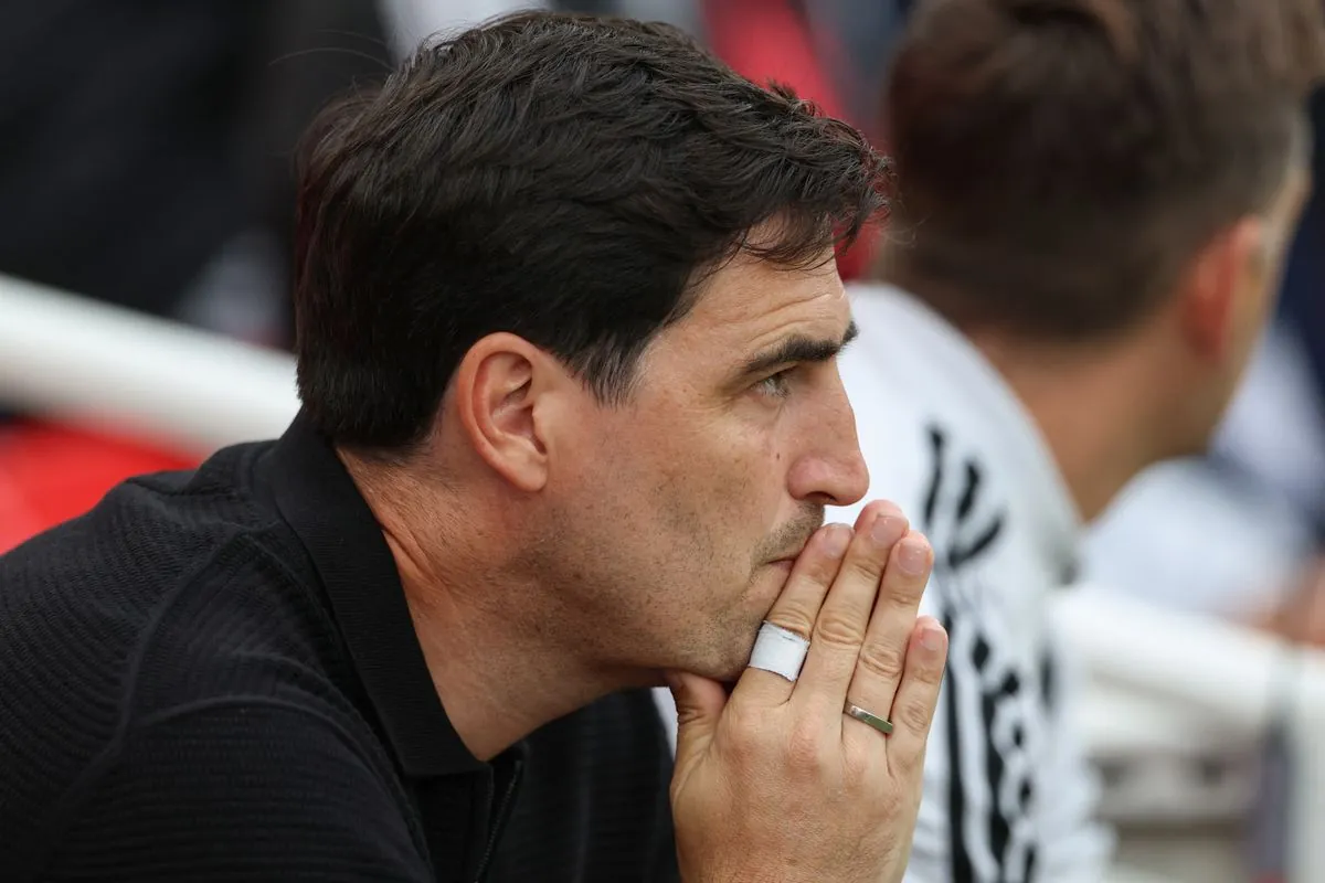 Liverpool head coach Andoni Iraola
