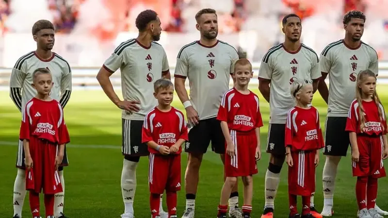 Manchester United have spent £85m on Andrey Santos (right) and Youri Tielemans (second right) this summer