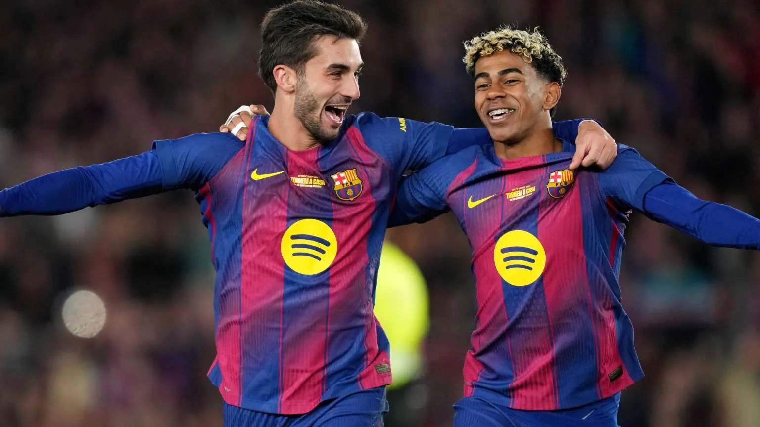 FERRAN TORRES LAMINE YAMAL BARCELONA