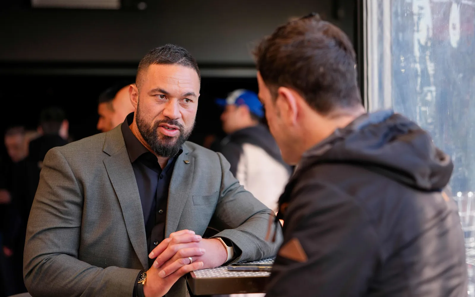 Joseph Parker speaks to media in Auckland after being cleared of a drug investigation.